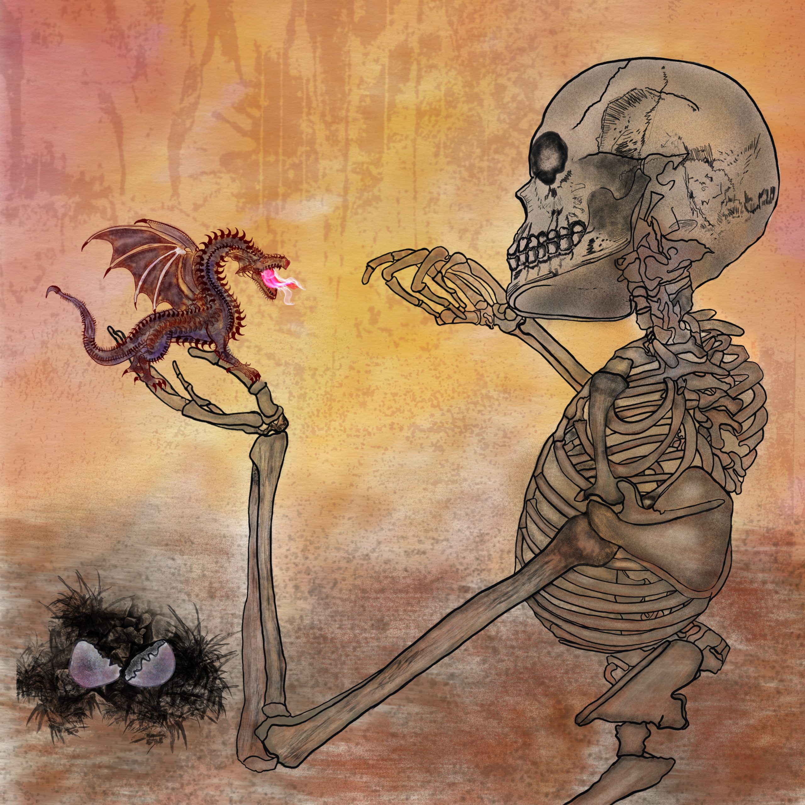 Foundling, 3"x3"